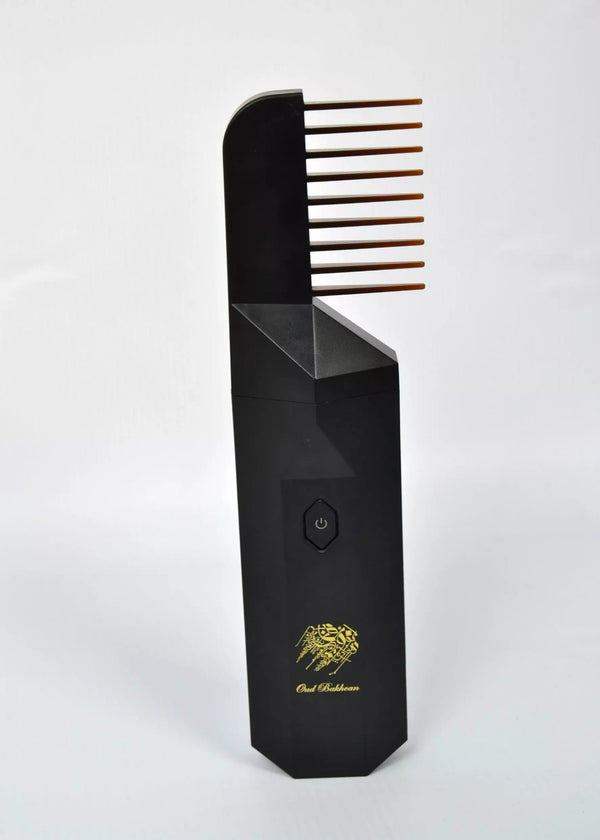 مبخرة الشعر والملابس الإلكترونية الذكية 2 في 1 من Oud Bakhoan – محمولة وقابلة للشحن
