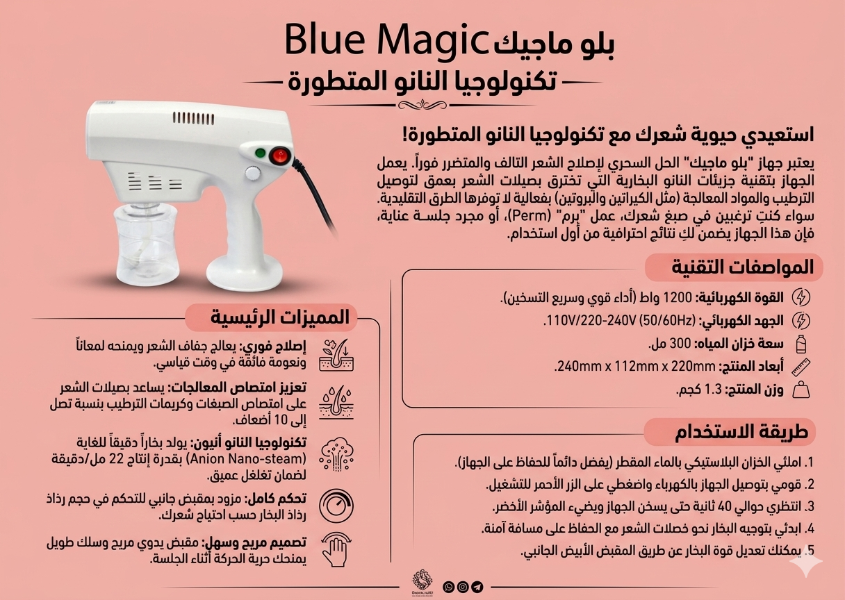 Nano Steam Hair Care Device