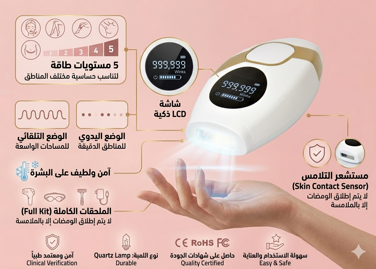 IPL Hair Removal Device 999K