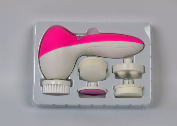 جهاز مساج وتنظيف الوجه 5 في 1 الاحترافي - للعناية المتكاملة بالبشرة وإزالة الجلد الميت (Model AE-8782)